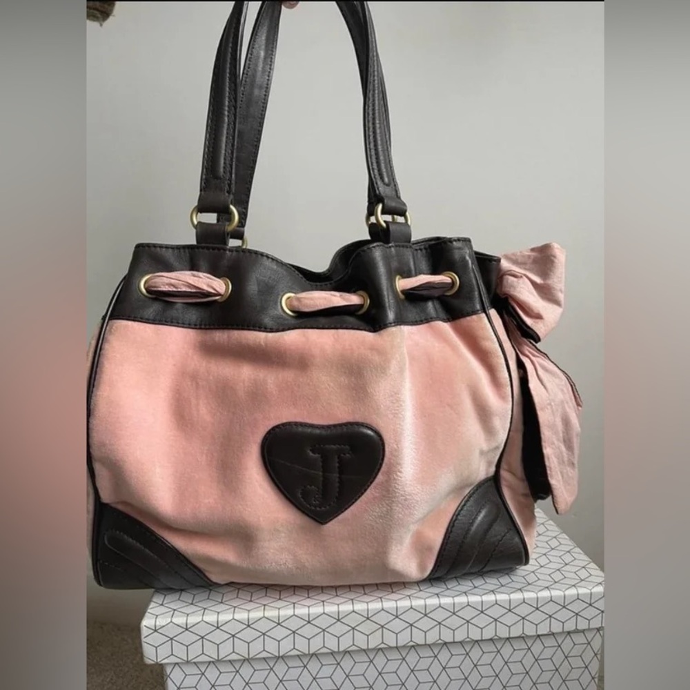 Vintage RARE Juicy Couture Baby Pink Daydreamer Bag - Picture 4 of 5